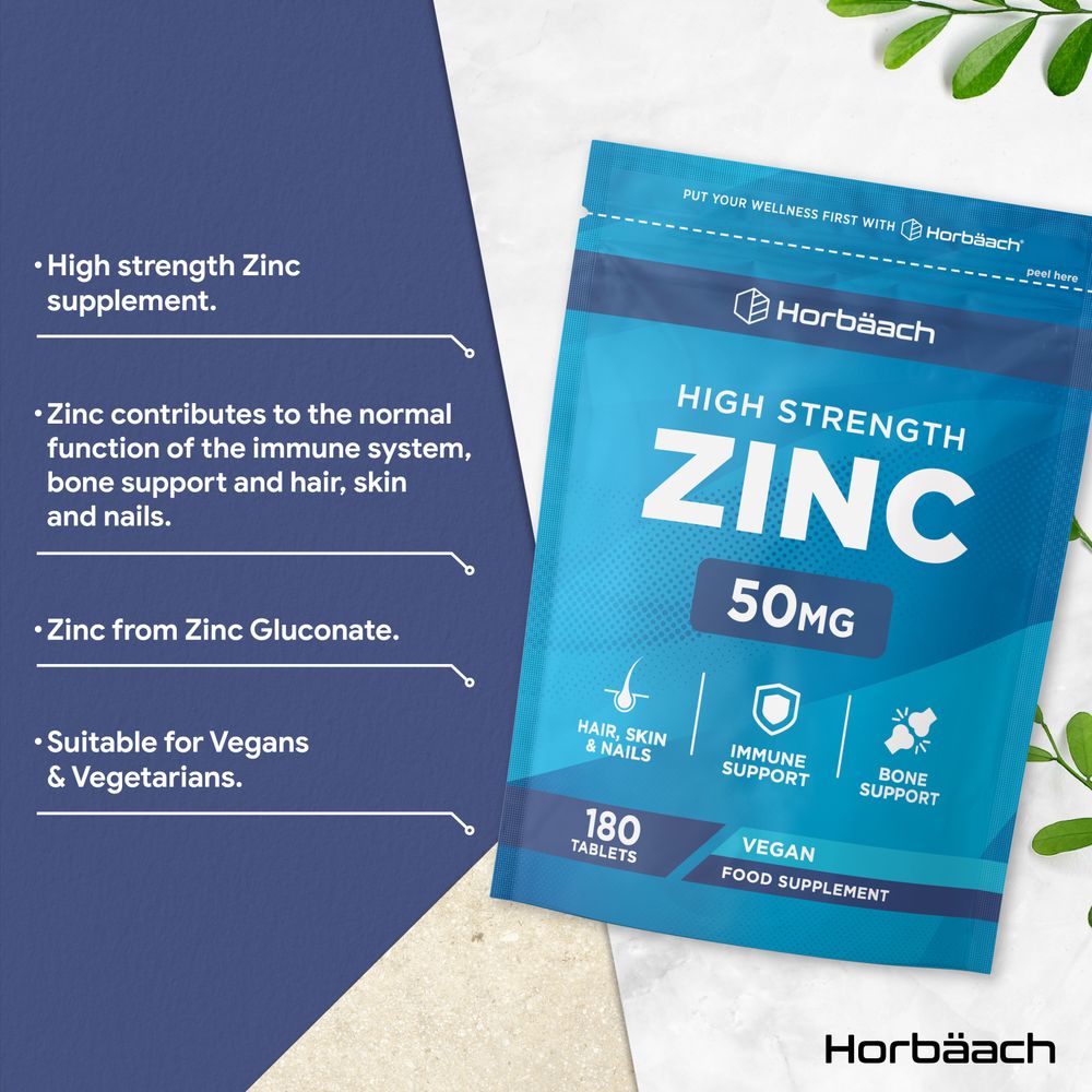 Zinc 50 mg | 180 Tablets