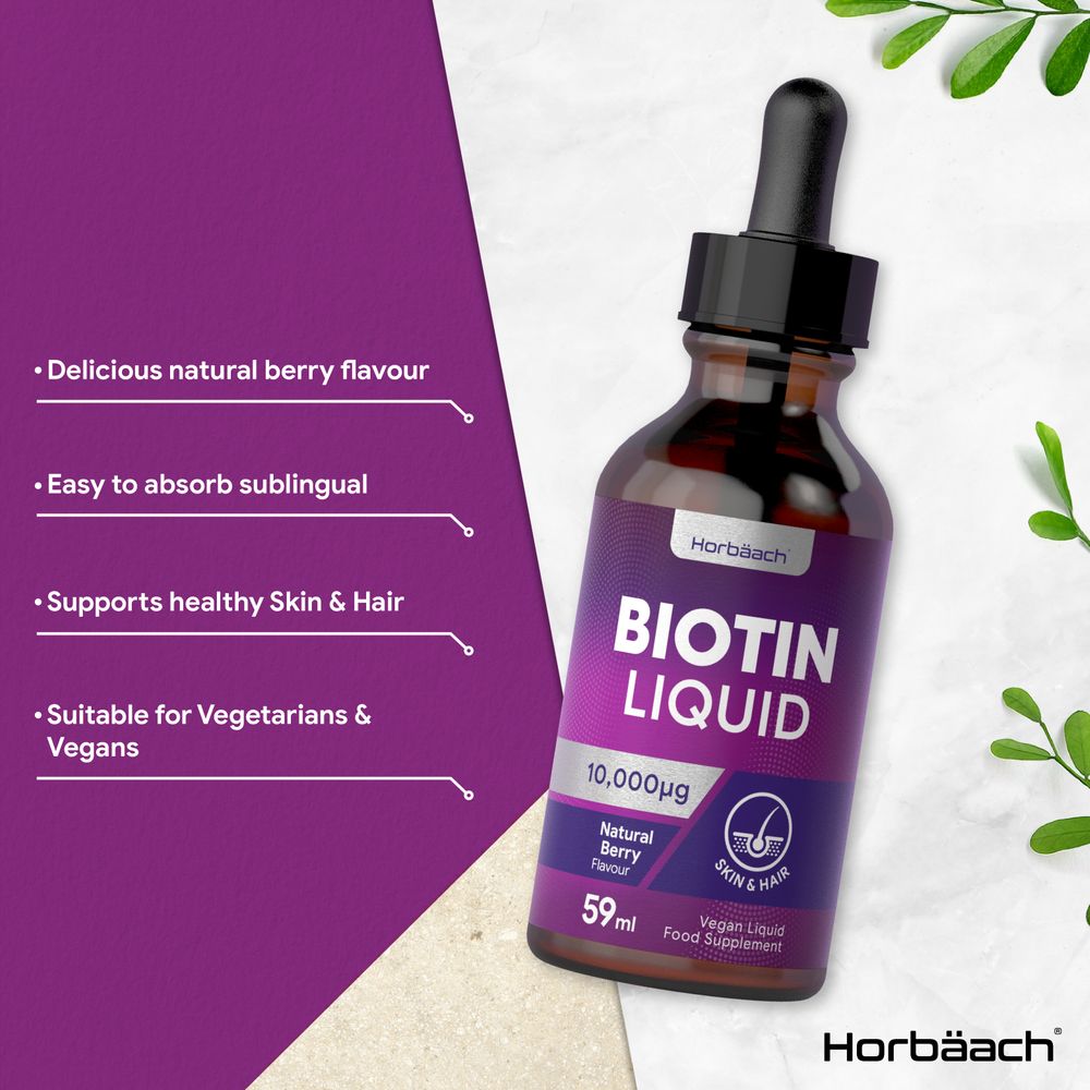 Biotin Liquid 10,000 mcg | 59 ml