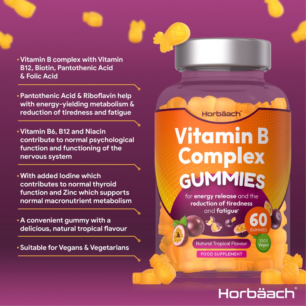 Vitamin B Complex | 60 Gummies