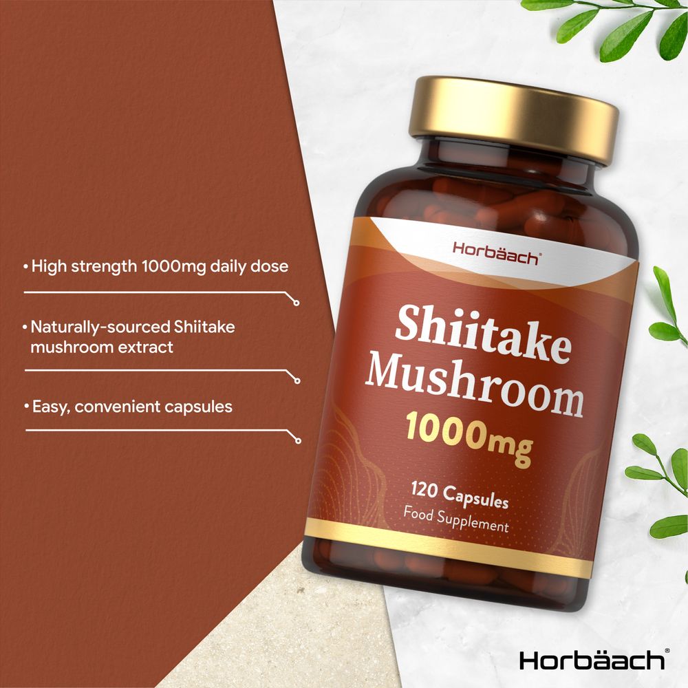 Shiitake Mushroom 1000 mg | 120 Capsules