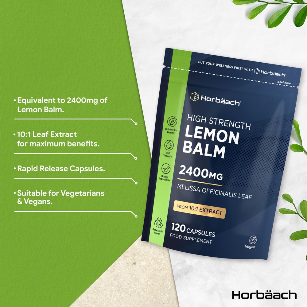 Lemon Balm 2400 mg | 120 Capsules