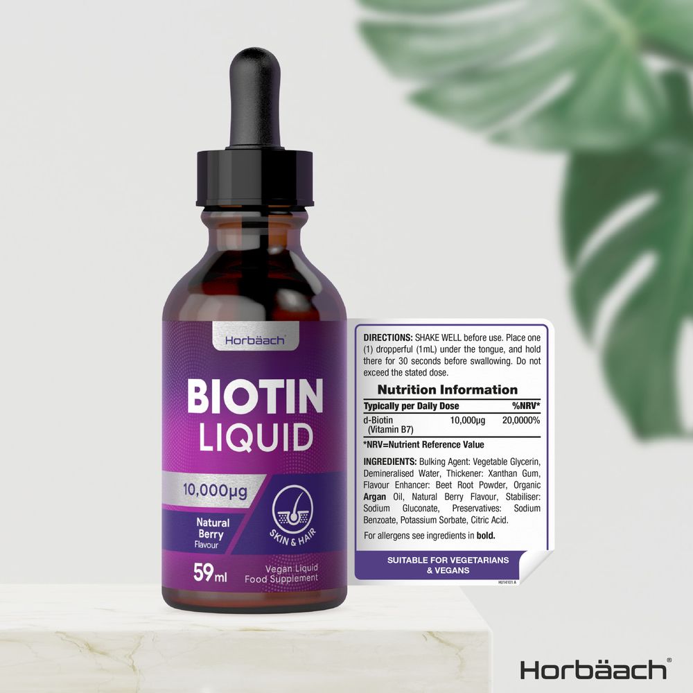 Biotin Liquid 10,000 mcg | 59 ml