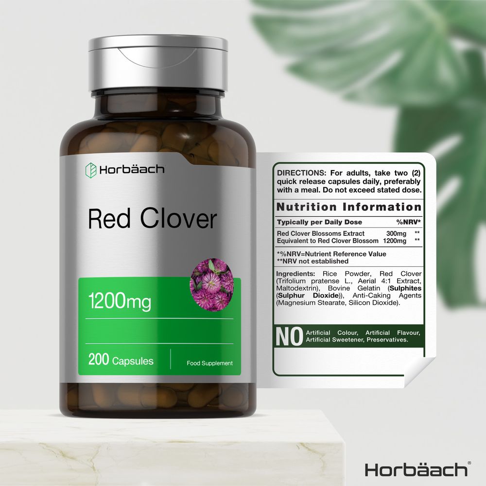 Red Clover 1200 mg | 200 Capsules