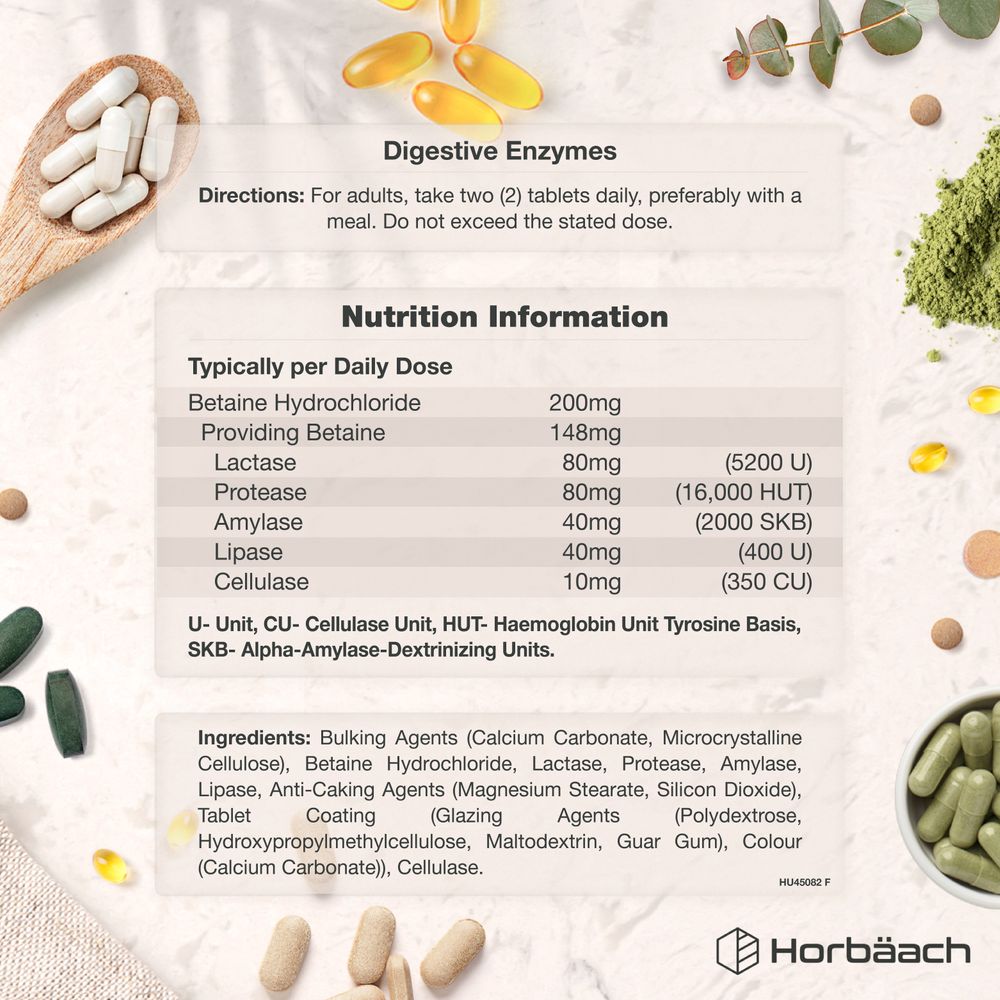 Digestive Enzymes Complex | 90 Tablets