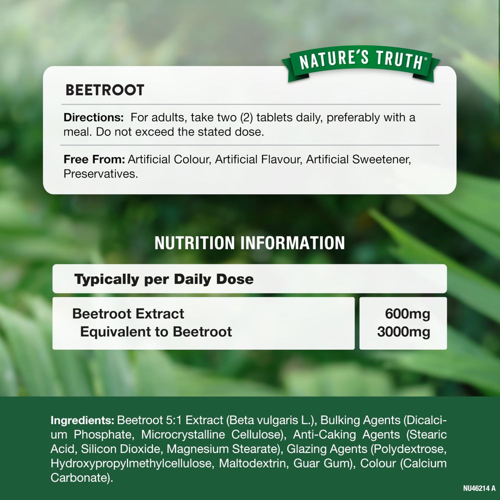 Beetroot 3000 mg | 60 Tablets
