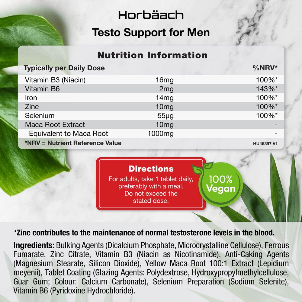 Hormone Support Complex for Men | 120 Tablets