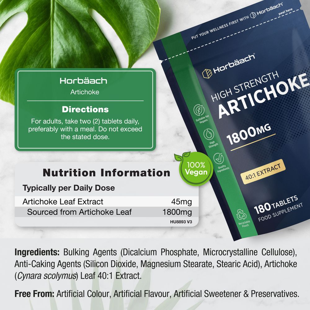Artichoke 1800 mg | 180 Tablets