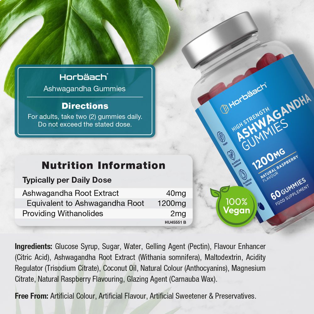 Ashwagandha 1200 mg | 60 Gummies