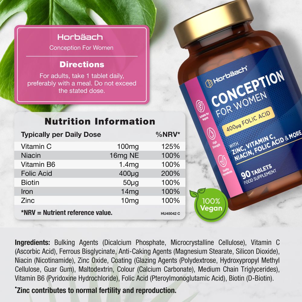 Conception for Women Complex | 90 Tablets