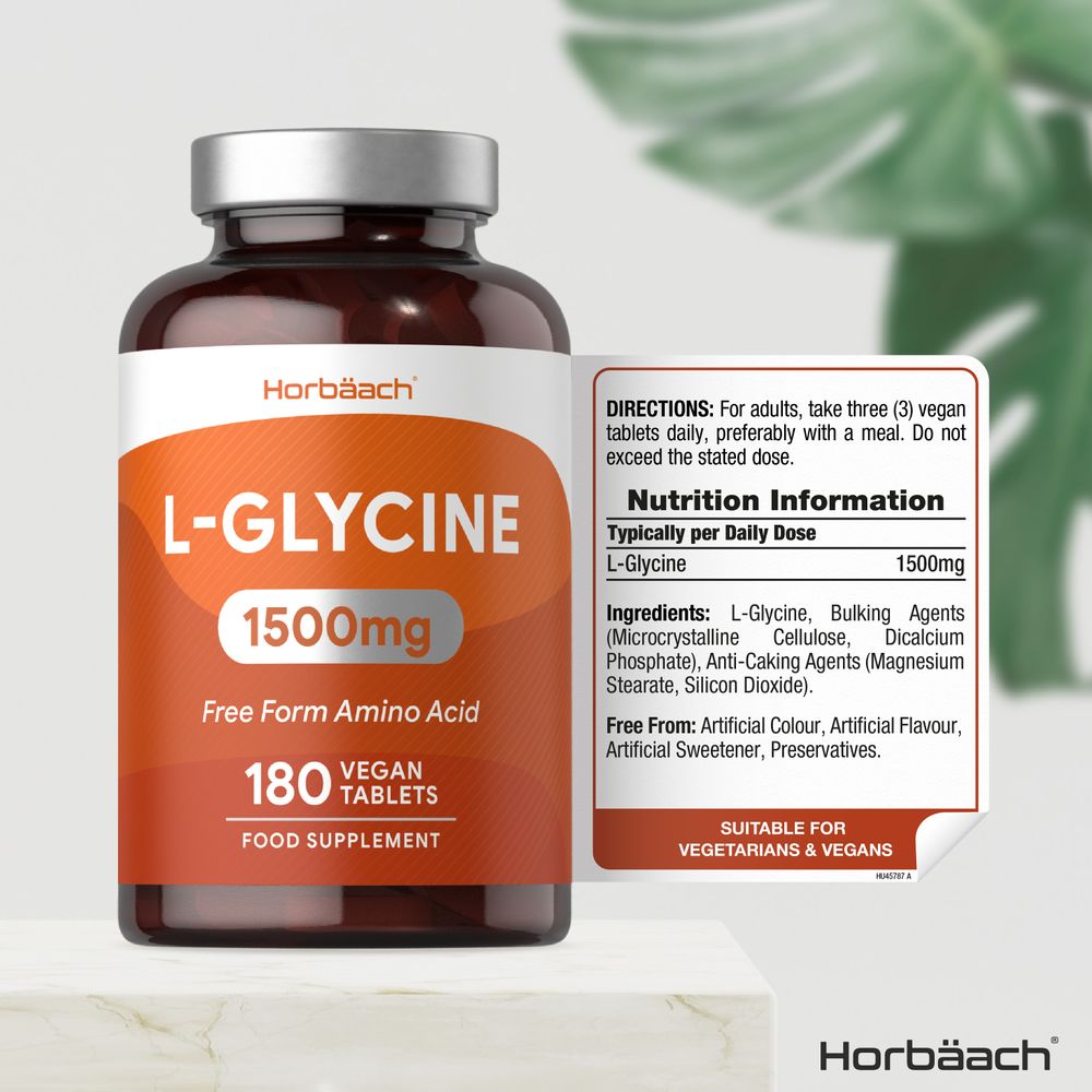 L-Glycine 1500 mg | 180 Tablets