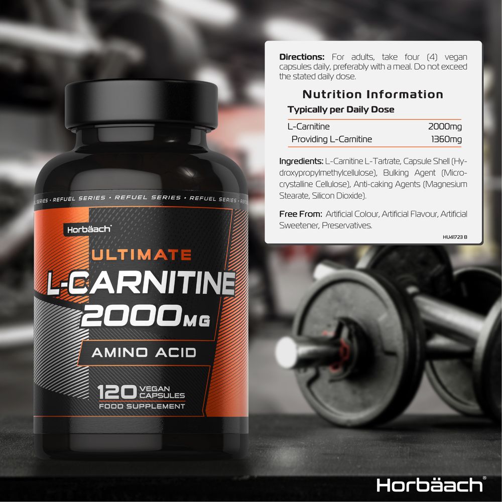 L-Carnitine 2000 mg | 120 Capsules