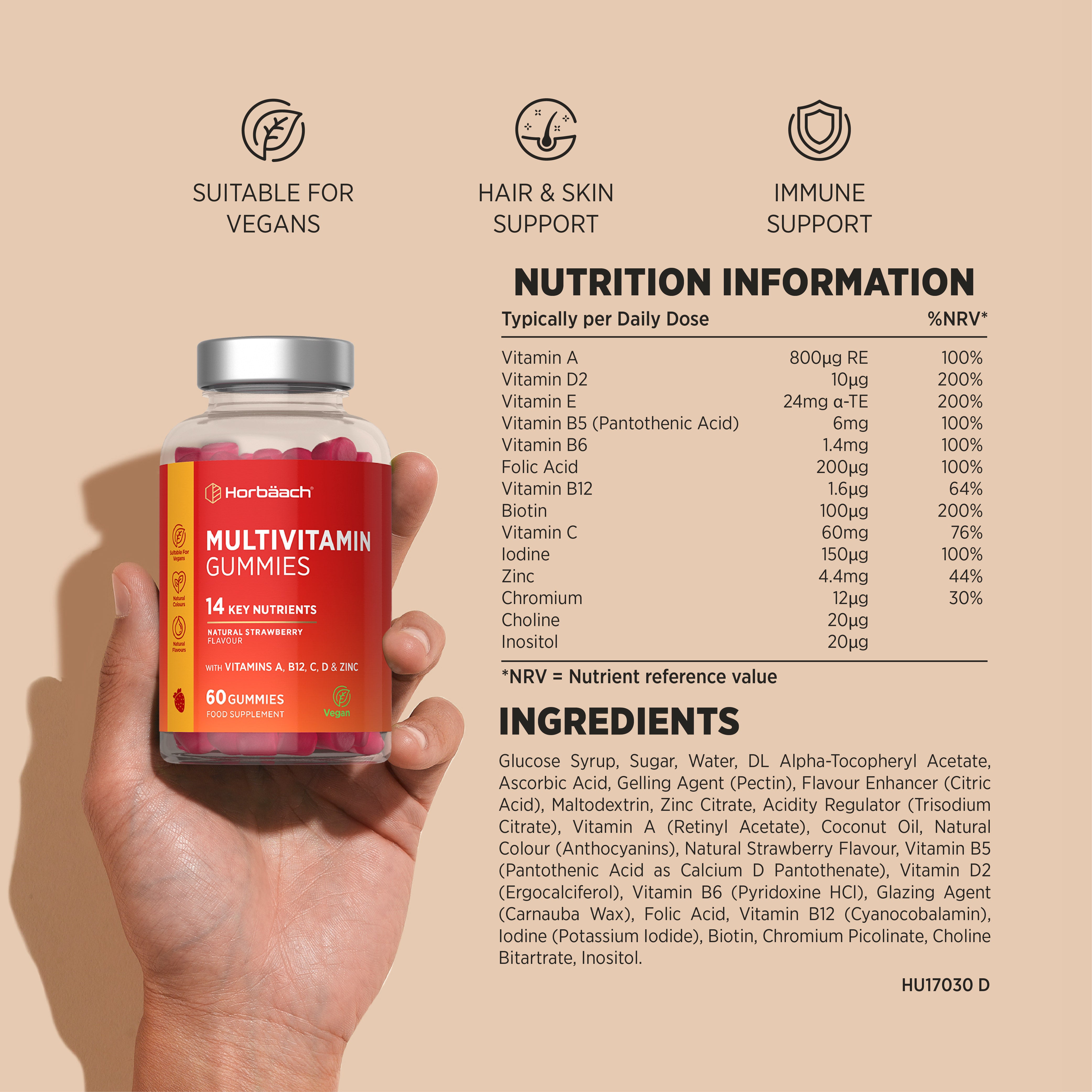 Multivitamins for Adults | 60 Gummies