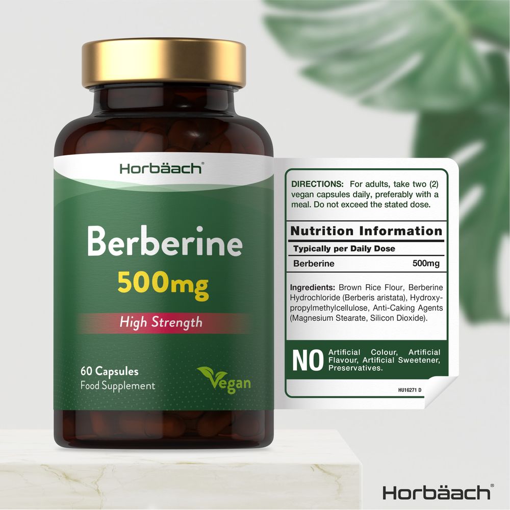 Berberine 500 mg | 60 Capsules