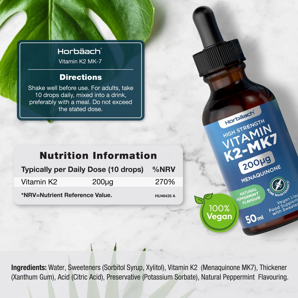 Vitamin K2 MK7 200 ug | 50 ml