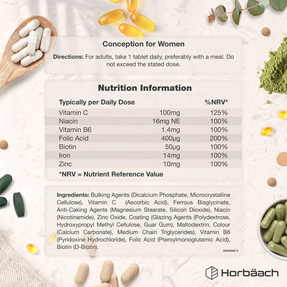 Conception for Women Complex | 90 Tablets