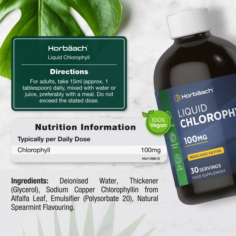 Chlorophyll Liquid 100 mg | 473 ml