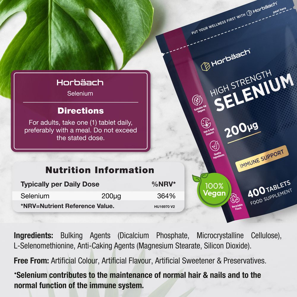 Selenium 200 mcg | 400 Tablets