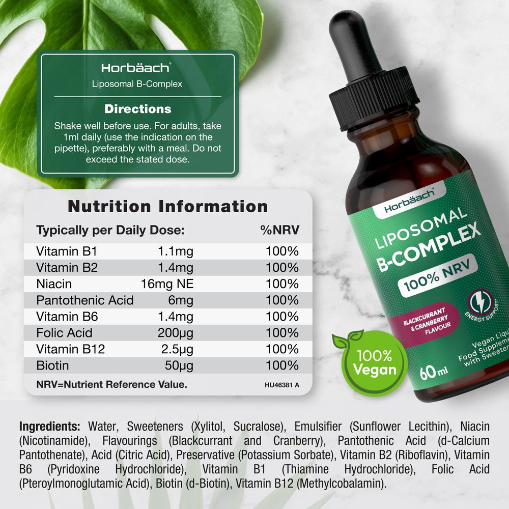 Vitamin B Complex Drops | 60mL