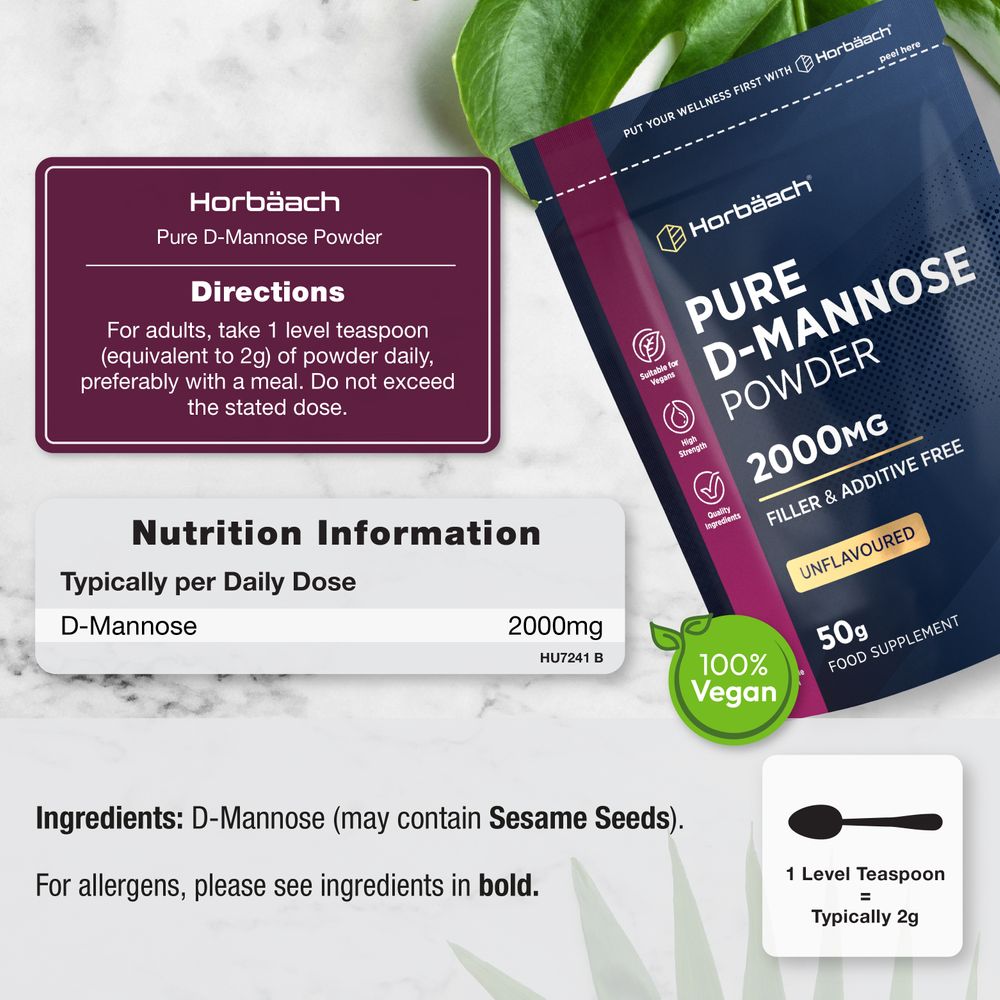 D-Mannose Powder 2000 mg | 50 g