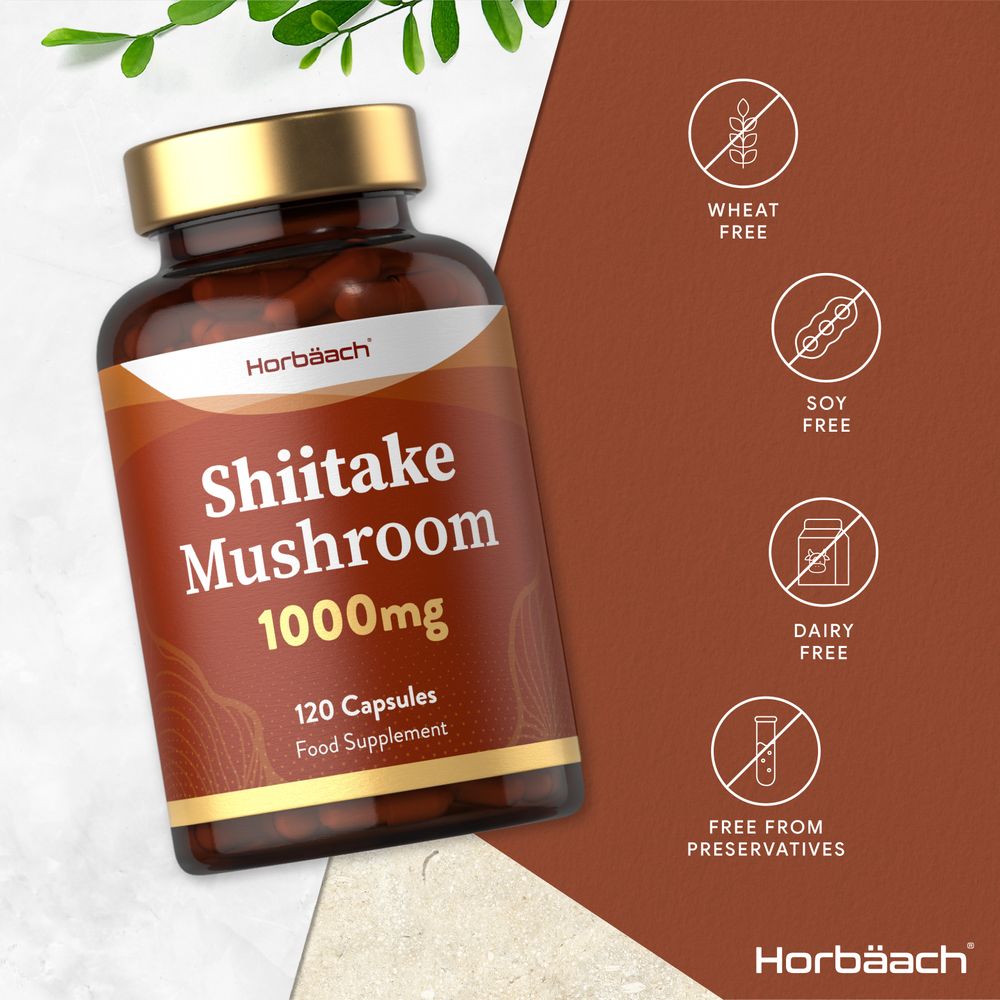 Shiitake Mushroom 1000 mg | 120 Capsules