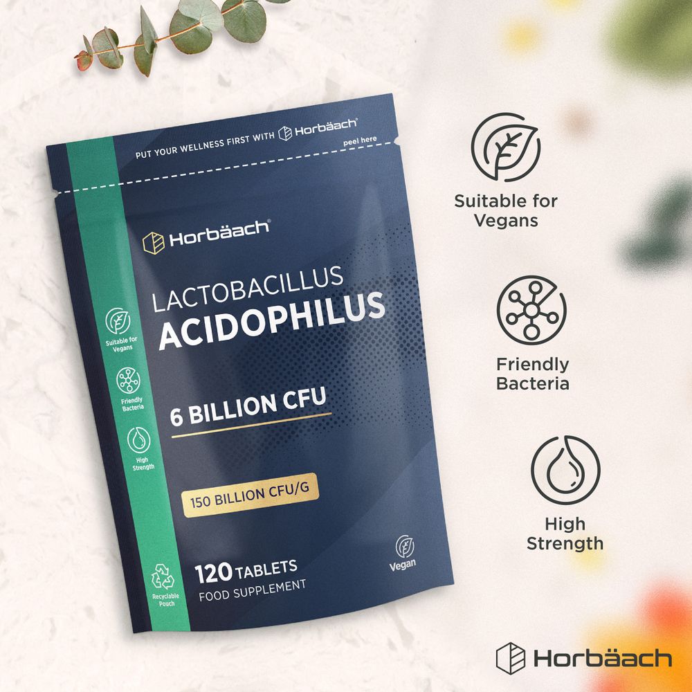 Acidophilus 6 Billion CFU | 120 Tablets