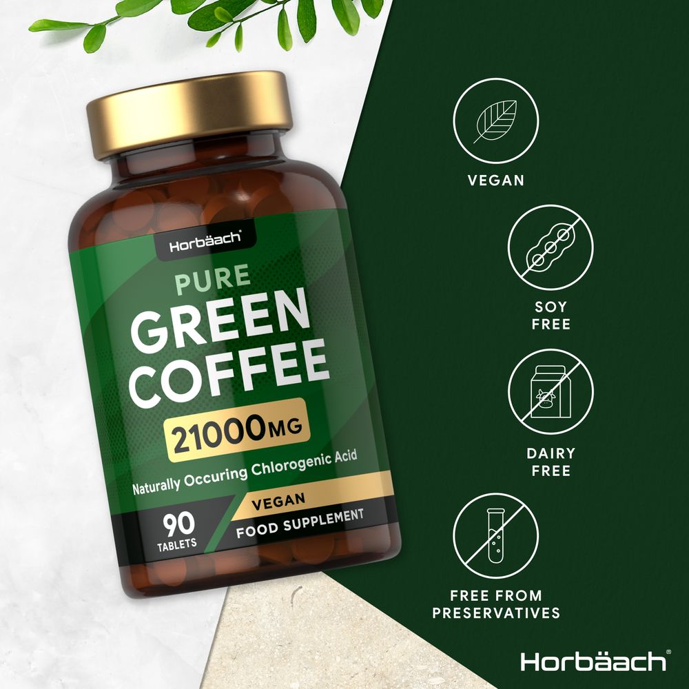 Green Coffee Bean 21,000 mg | 90 Tablets