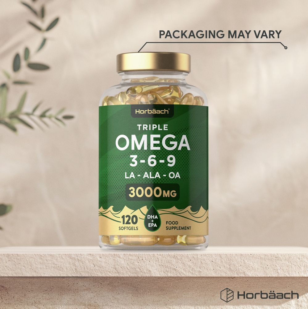 Omega 3-6-9 3000 mg with EPA, DHA & ALA | 120 Softgels