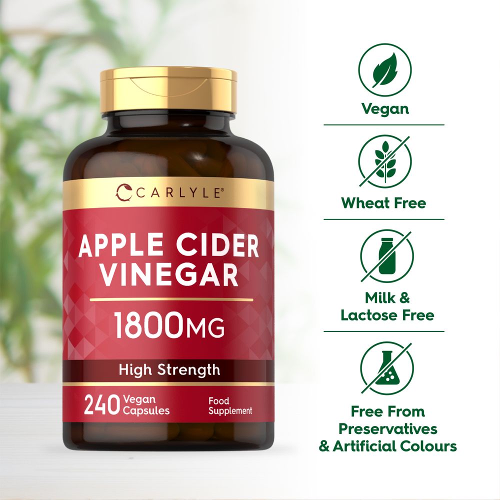 Apple Cider Vinegar 1800 mg | 240 Capsules
