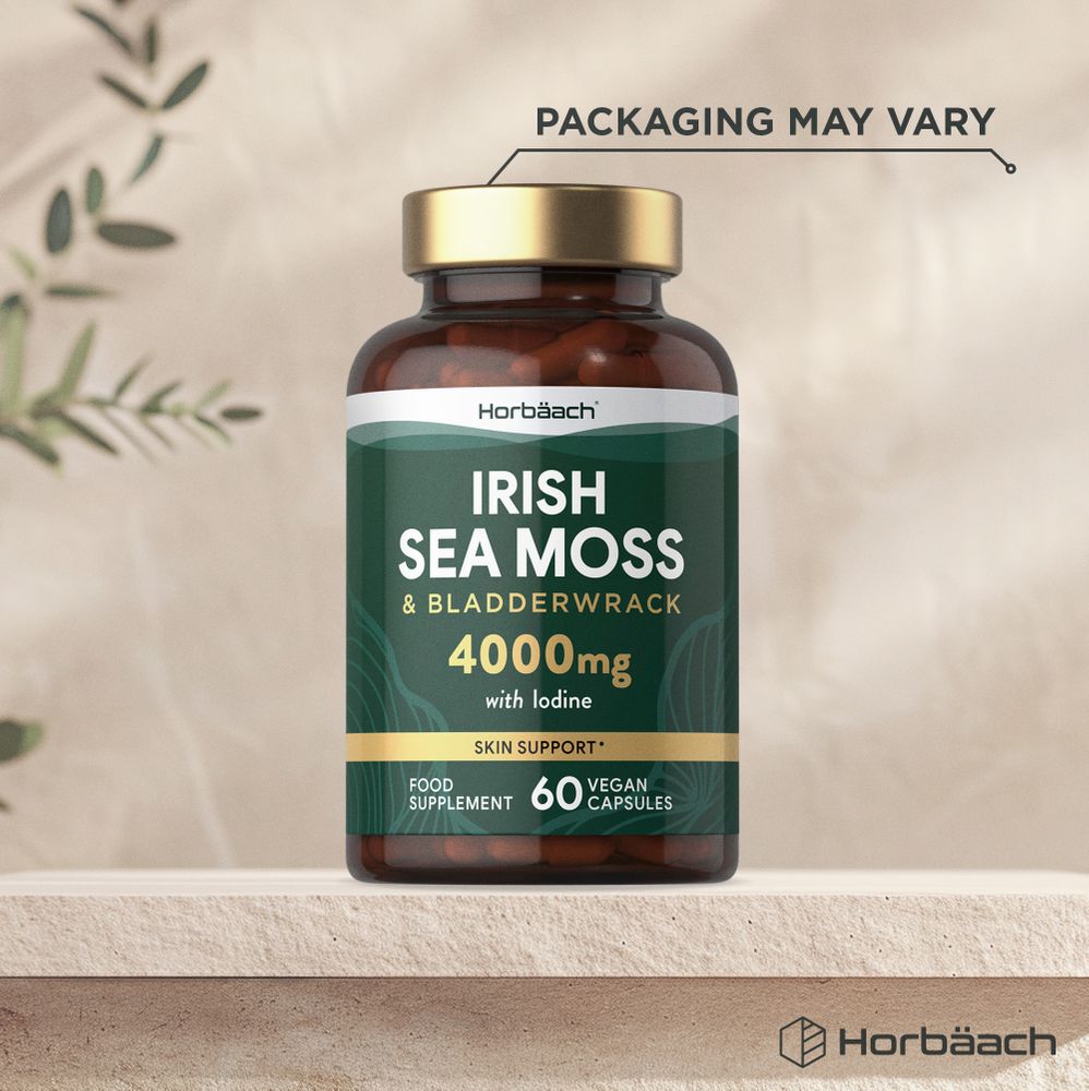 Irish Sea Moss and Bladderwrack 4000 mg | 60 Capsules