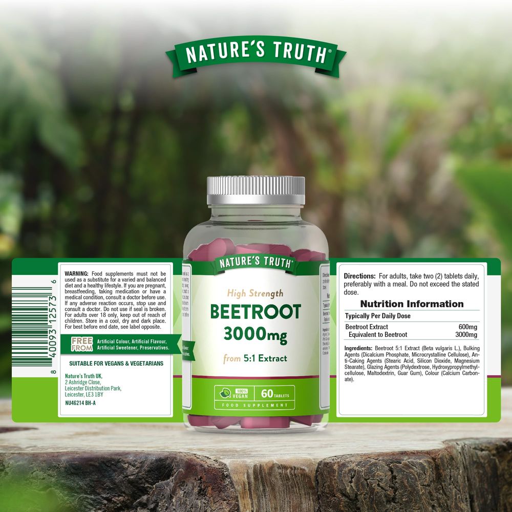 Beetroot 3000 mg | 60 Tablets