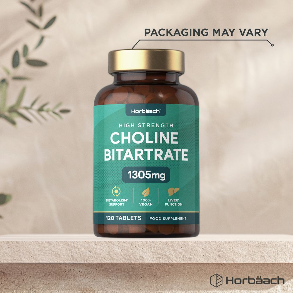 Choline Bitartrate 1305 mg | 120 Tablets