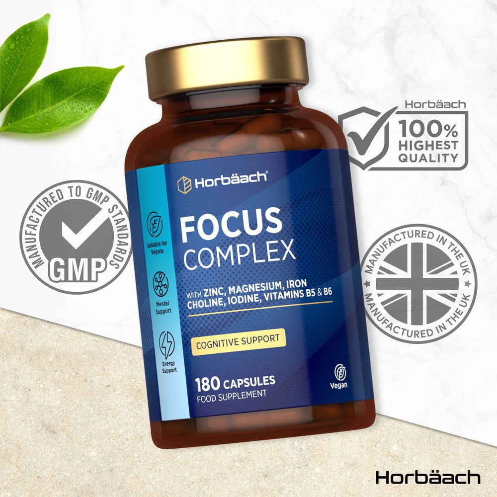 Focus Complex with Cognitive Support | 180 Capsules