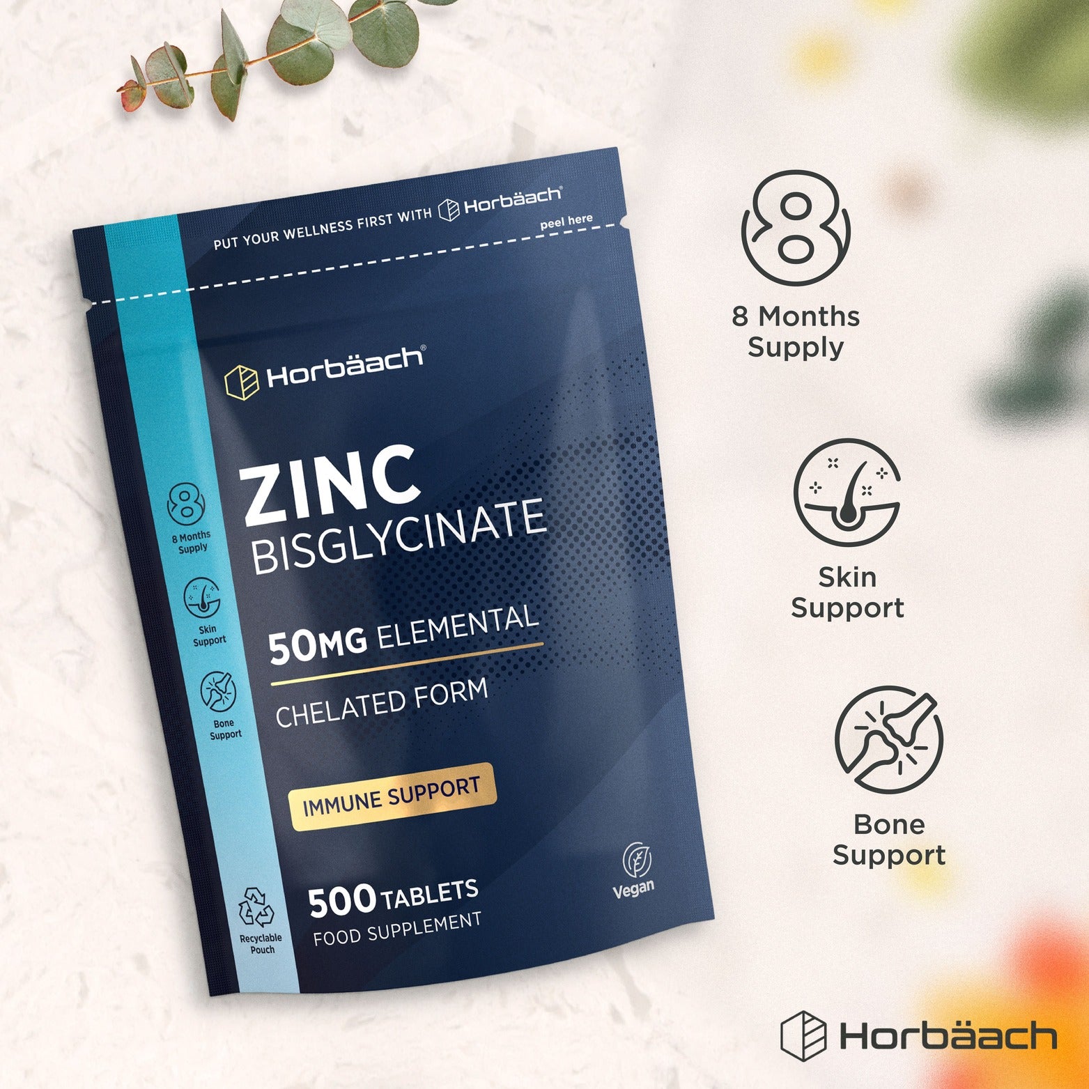 Zinc 25 mg | 500 Tablets