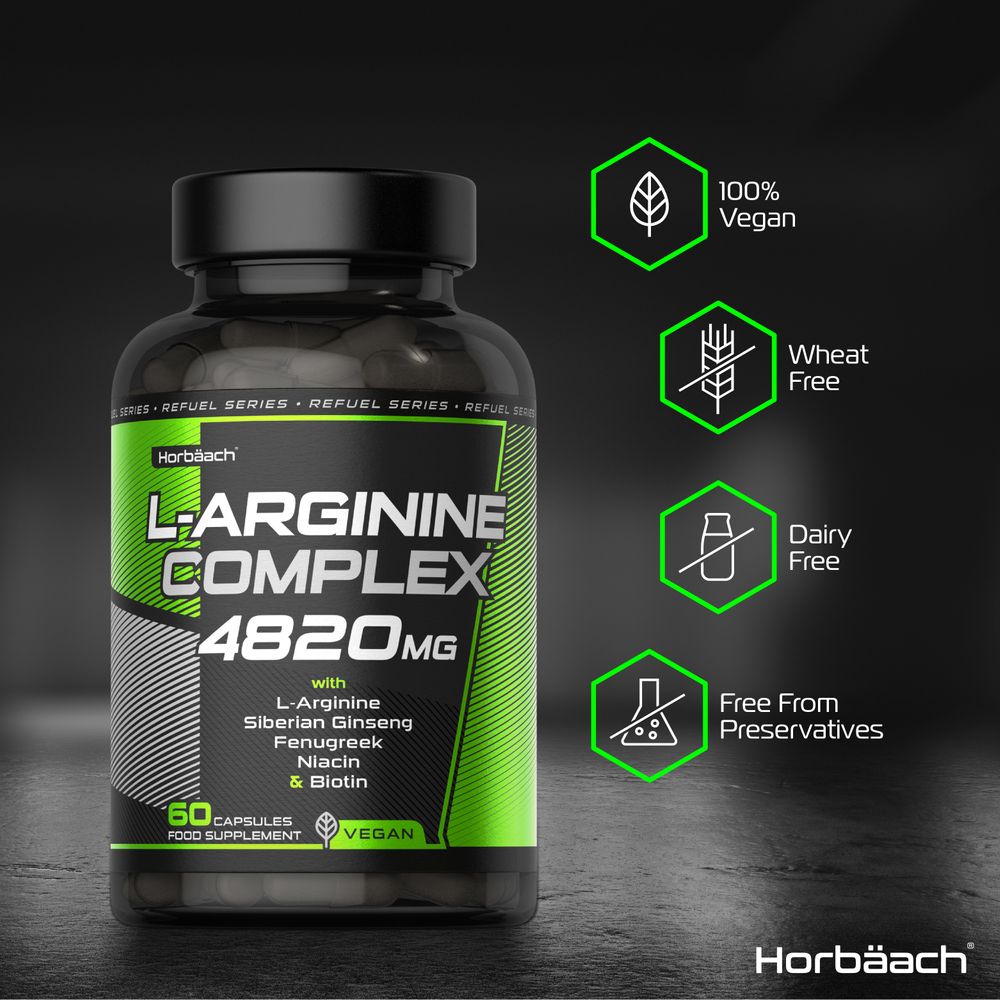 L-Arginine Complex 4820 mg | 60 Capsules