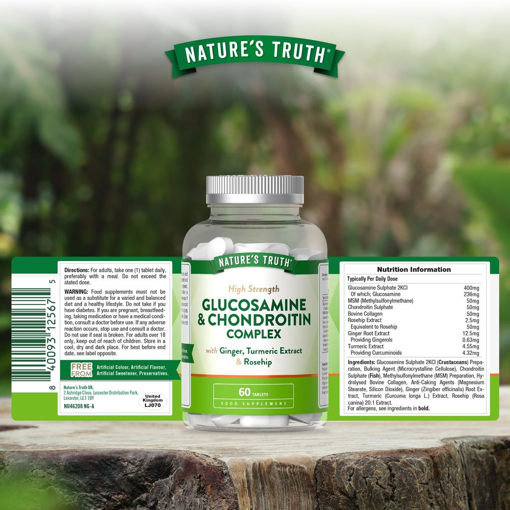 Glucosamine and Chondroitin Complex | 60 Tablets