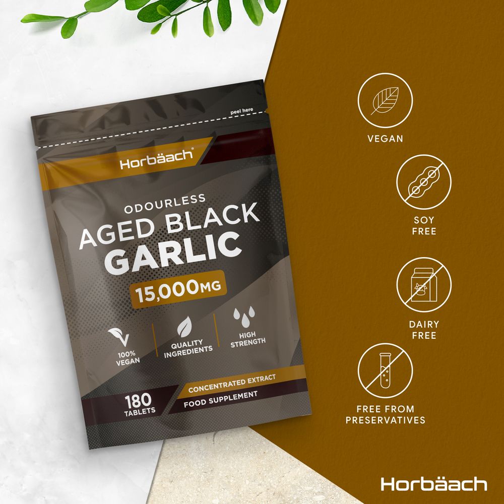 Black Garlic 15,000 mg | 180 Tablets