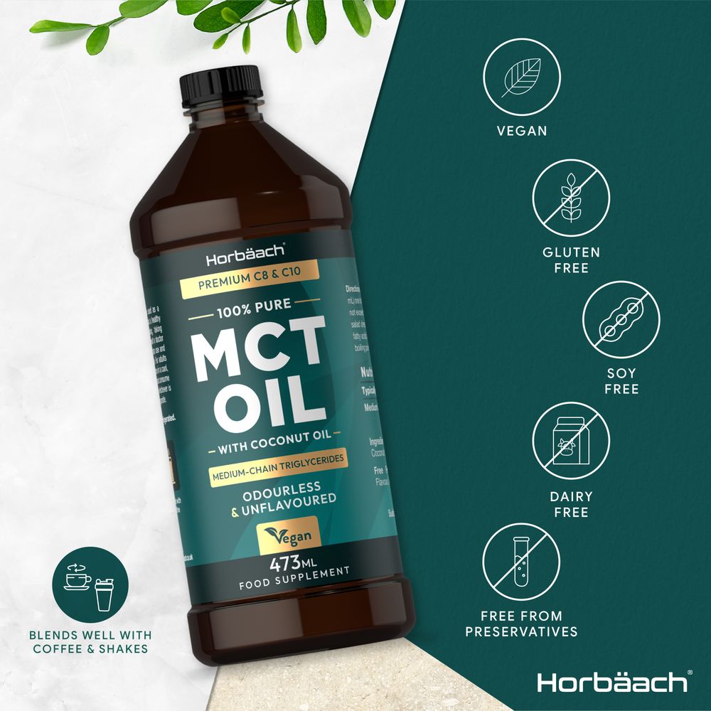 MCT Oil Liquid | C8 & C10 | 946 mL