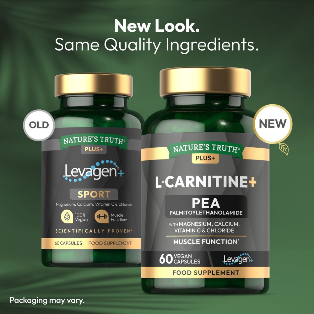 L-Carnitine Complex with Levagen | 60 Capsules