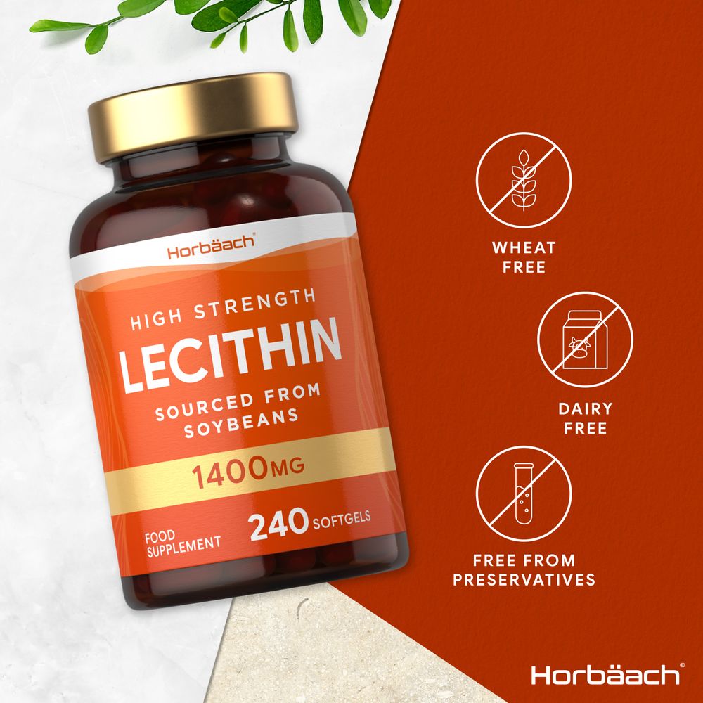 Soy Lecithin 1400 mg | 240 Softgels
