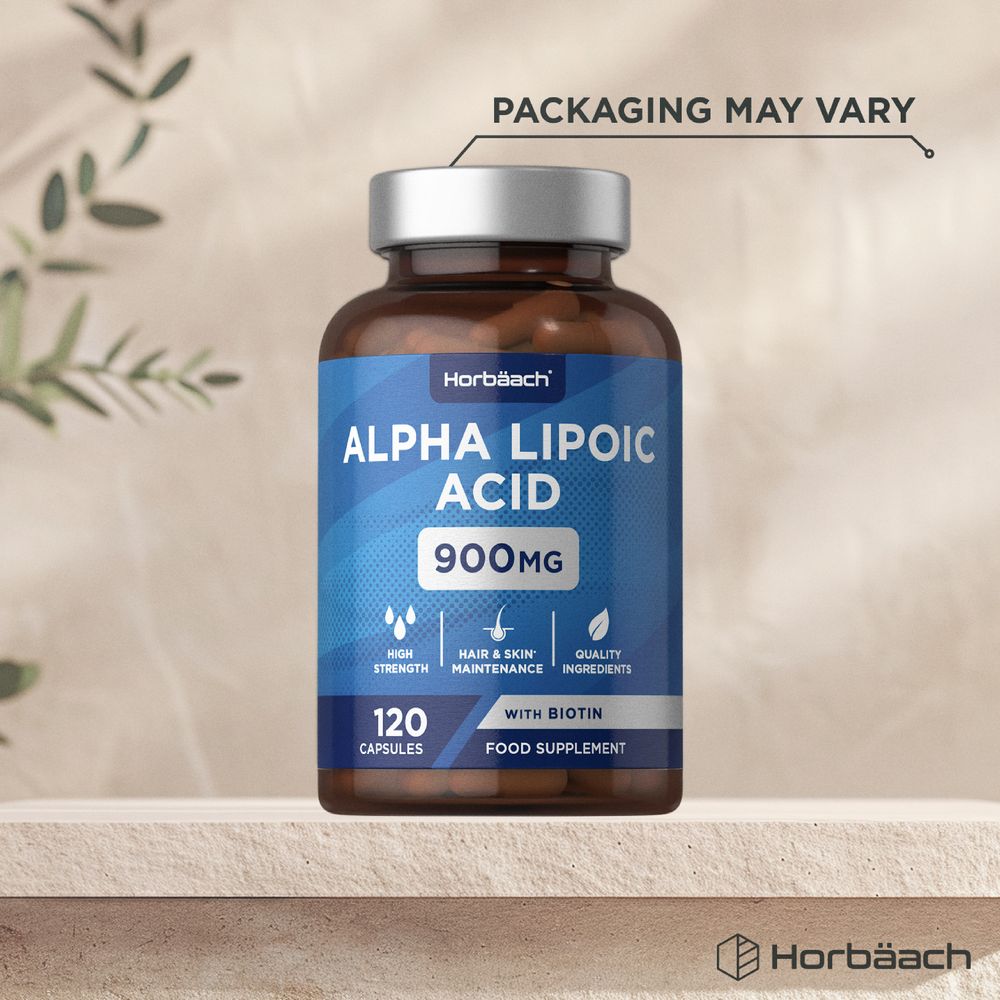 Alpha Lipoic Acid 900 mg with Biotin | 120 Capsules