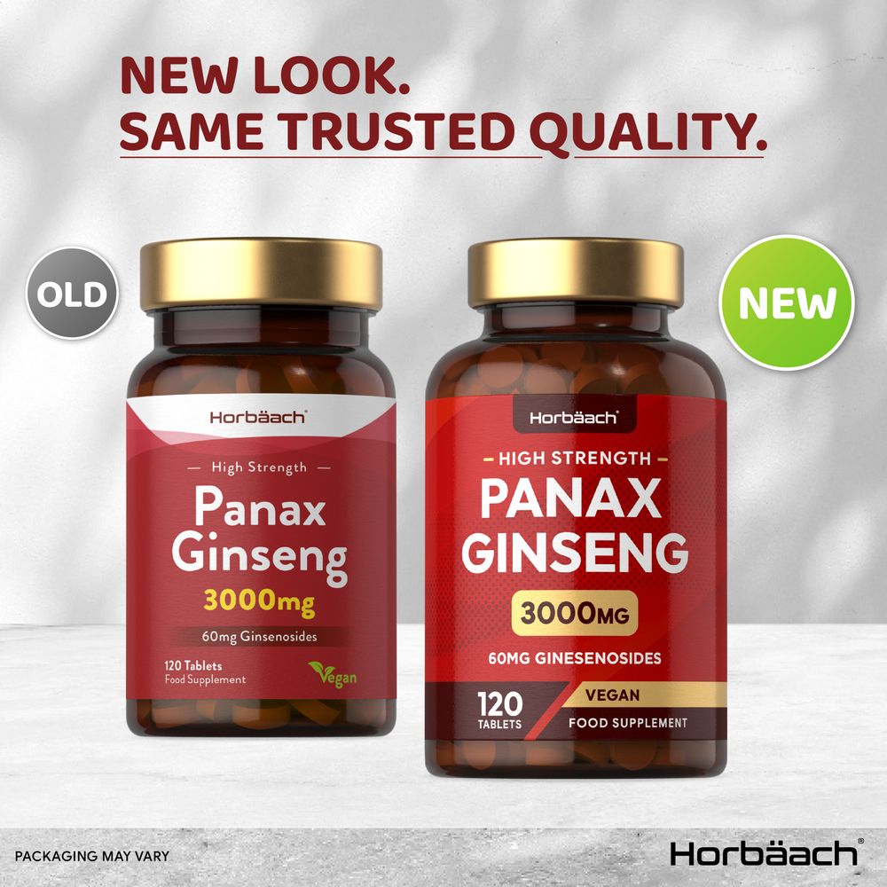 Panax Ginseng 3000 mg | 120 Tablets