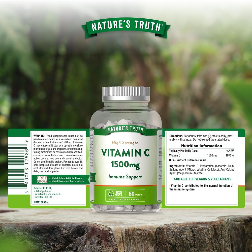 Vitamin C 1500 mg | 60 Tablets