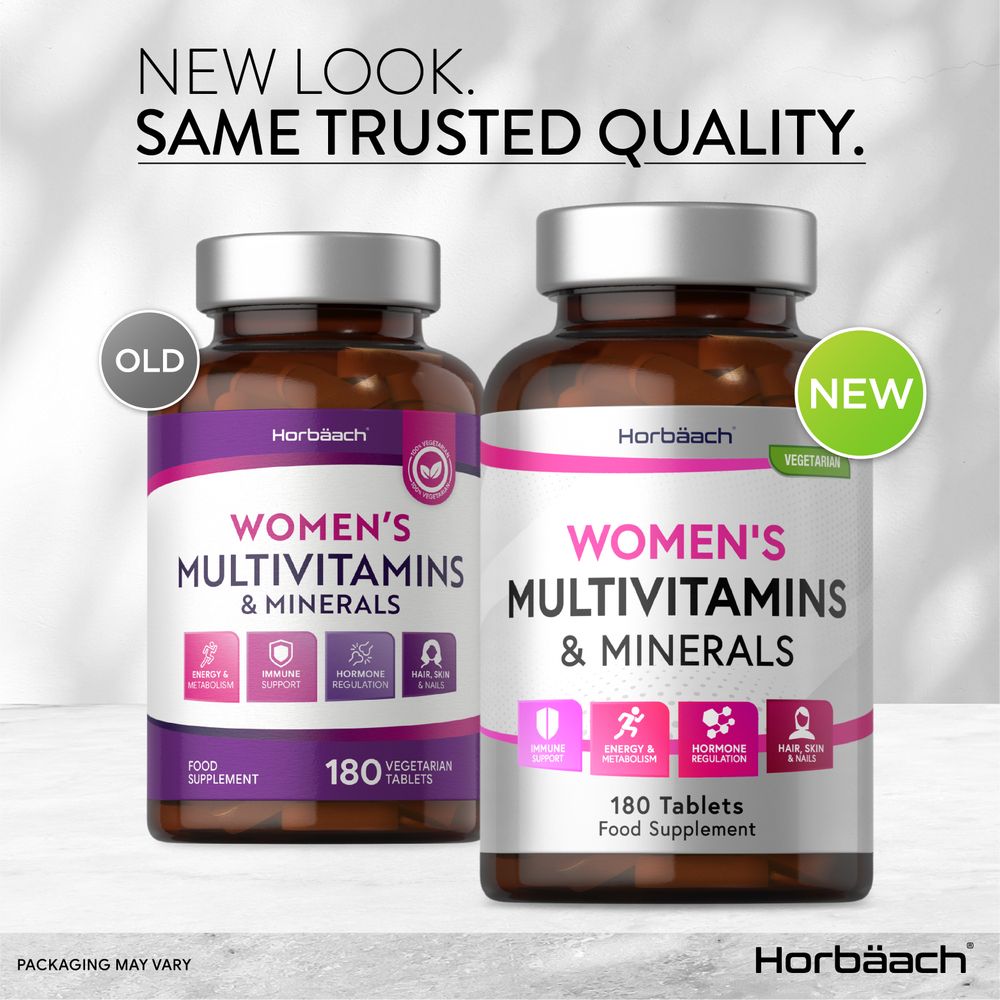 Multivitamins and Minerals for Women | 180 Tablets