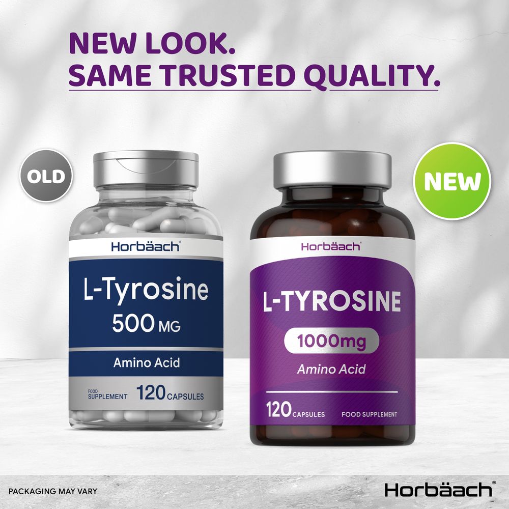 L-Tyrosine 1000 mg | 120 Capsules