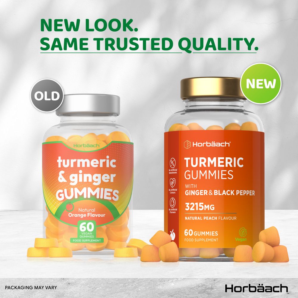 Turmeric and Ginger 3215 mg | 60 Gummies