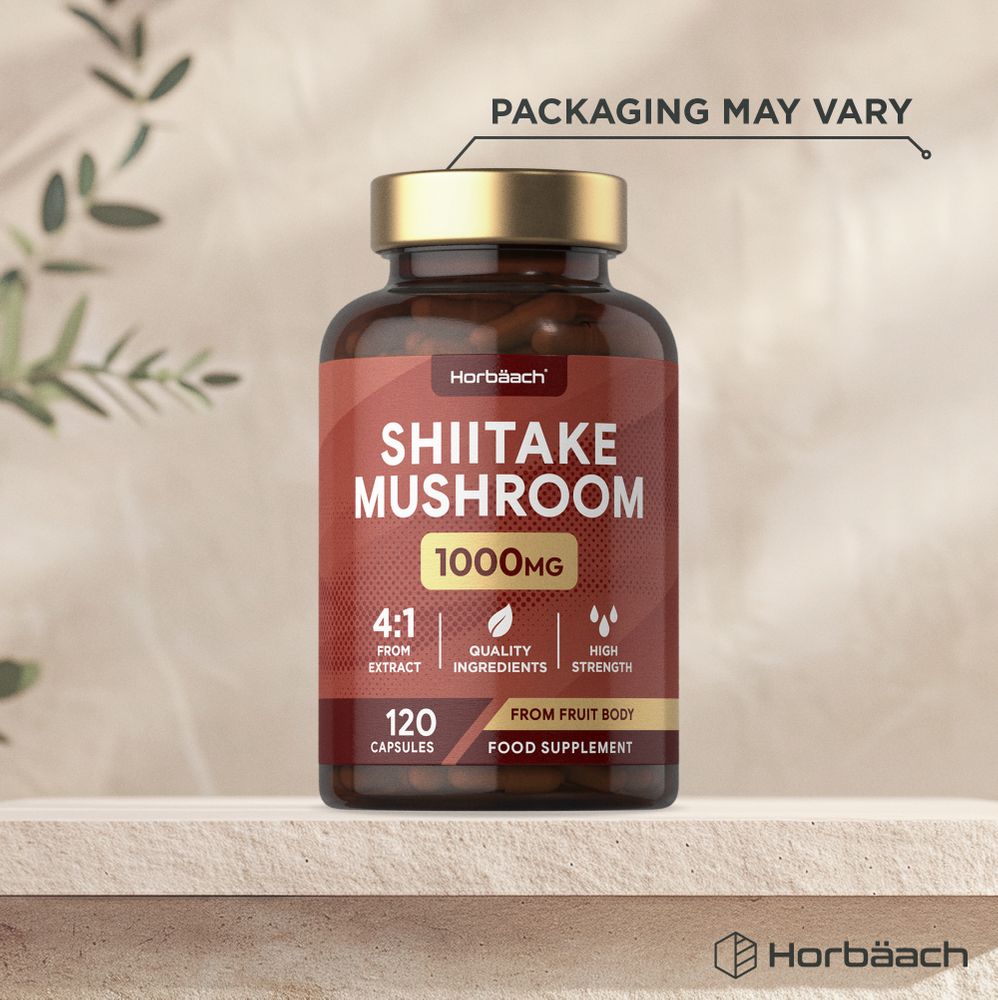 Shiitake Mushroom 1000 mg | 120 Capsules