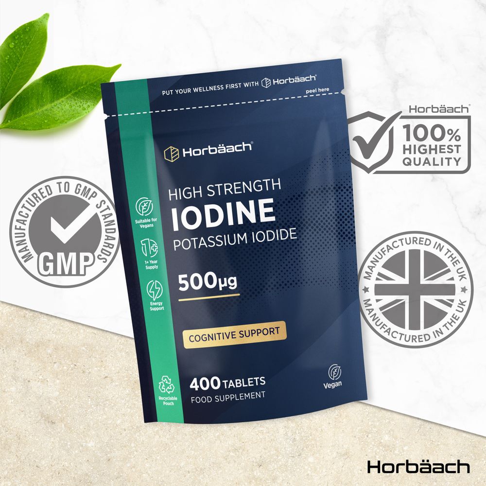 Iodine 500 mcg | 180 Tablets