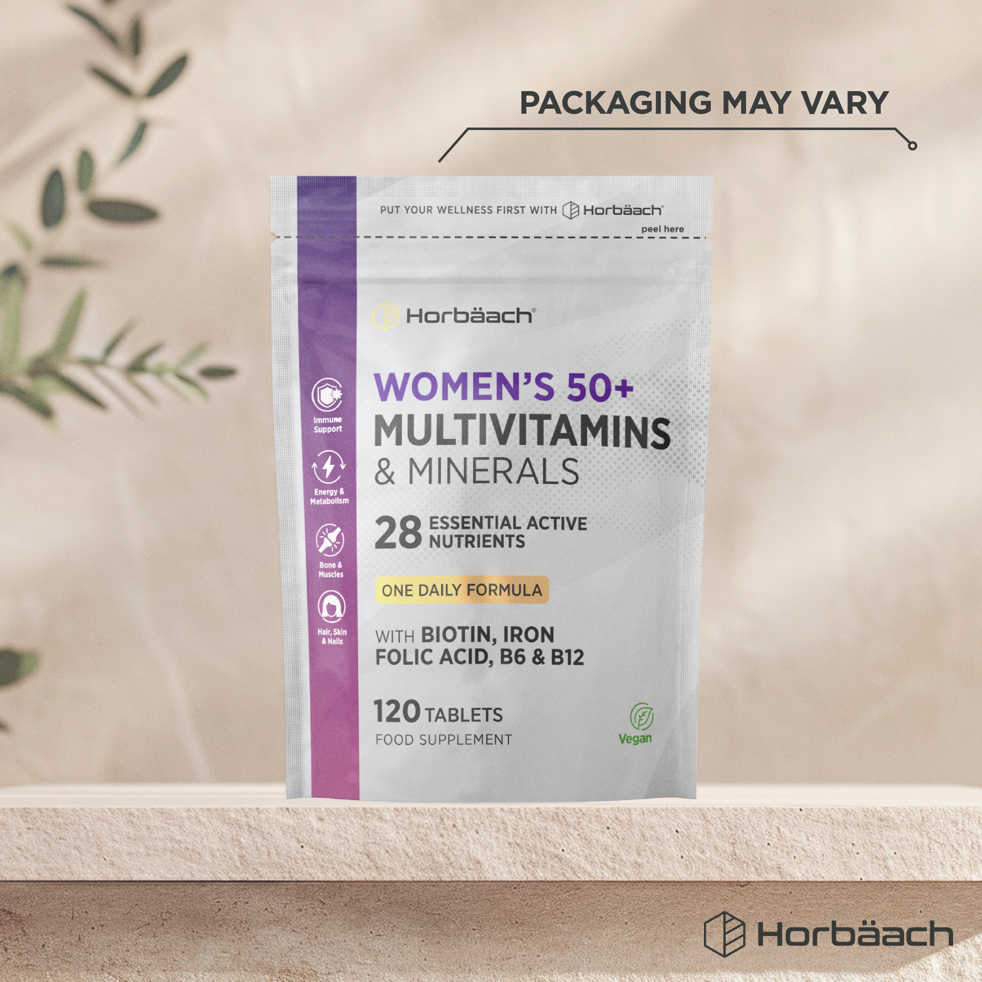 Multivitamins and Minerals for Women 50 Plus | 120 Tablets