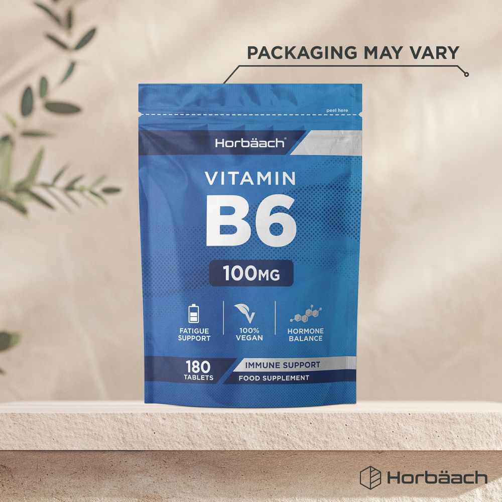Vitamin B6 100 mg | 180 Tablets