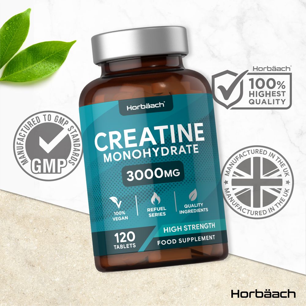 Creatine Monohydrate 3000 mg | 120 Tablets